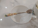 富彩陶瓷燕麥片早餐牛奶杯家用陶瓷帶蓋大號(hào)馬克杯子微波爐骨瓷水杯 木棉花/早餐杯【大容量600ml】【 曬單實(shí)拍圖