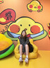 ZHR德訓鞋女鞋新品真皮厚底多巴胺運動休閑鞋軟底透氣時尚百搭老爹鞋 香芋紫 37 曬單實拍圖