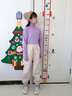 真維斯女童燈芯條褲子2025春秋女孩薄款長褲兒童親膚耐磨透氣休閑褲 【親膚耐磨束口燈芯條】杏色 160 【推薦體重80-100斤】 曬單實拍圖