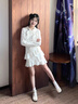 九寸陽(yáng)光法式小香風(fēng)復(fù)古瑪麗珍鞋女淺口粗跟方頭氣質(zhì)通勤時(shí)尚單鞋2025新款 米色方頭單鞋 （偏小半碼） 37 曬單實(shí)拍圖