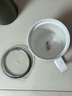 蕉加全自動攪拌杯磁力電動咖啡杯磁吸充電新款陶瓷內(nèi)膽杯沖豆?jié){牛奶粉 奶芙白【純瓷+全身水洗】 360ml 曬單實拍圖