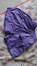 2025女童潮流短褲外穿薄紫色休閑夏裝中大童夏季薄款兒童休閑中褲 紫色 120 曬單實(shí)拍圖