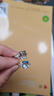 JOLEE戒指女S925銀綠水晶指環(huán)彩色寶石輕奢均碼飾品送女士禮物一物一證 曬單實拍圖
