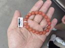 石玥珠寶收藏級10-11mm保山南紅瑪瑙手串轉(zhuǎn)運珠手鏈男女士款 水晶瑪瑙 曬單實拍圖
