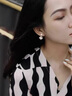老鳳祥 純銀扇形一貝子耳釘女百搭耳飾實(shí)用生日禮物女生送女友 【銀色*八倉發(fā)貨】*當/次日達 曬單實(shí)拍圖