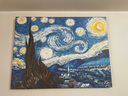 YIHUI ARTS梵高星空油畫手繪客廳裝飾畫歐式風(fēng)景掛畫印象派壁畫臥室世界名畫 星月夜 豎高60*橫長(zhǎng)80cm 無框畫-可直接懸掛 單幅-橫版 曬單實(shí)拍圖
