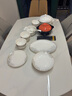 以辰景德鎮(zhèn)家用新款碗碟套裝中式高顏值陶瓷骨瓷餐具套裝碗盤(pán)喬遷新居 大好江山富貴煲配置 39件套 曬單實(shí)拍圖