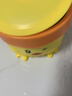 OQB德國(guó)輔食碗嬰兒保溫碗寶寶嬰幼兒專用注水帶蓋外出吸盤具嬰兒全套 6件套：小黃鴨保溫碗+硅膠軟勺（送盒）+雙頭果泥勺 曬單實(shí)拍圖