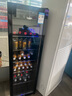 新飛（frestec）冰吧冷藏柜 歐式恒溫紅酒柜酒店家用電冰箱迷你小型單門辦公室保鮮展示留樣茶葉飲料藥品柜 168升黑內(nèi)膽【冷藏+微冷凍+帶燈+帶鎖】 曬單實拍圖