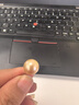 南珠宮18K金海水珍珠南洋金珠耳環(huán)近圓耳釘強(qiáng)光送禮時尚 11.0-12.0mm 18K金黃色針 曬單實(shí)拍圖