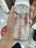 貝親（Pigeon）玻璃奶瓶寬口徑防脹氣240ml M號奶嘴 3月+ AA187  曬單實拍圖