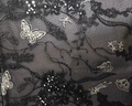 珂萊蒂爾2025年春季新款時(shí)尚蝴蝶刺繡網(wǎng)紗半裙女高腰層次感A字裙 黑色 L 曬單實(shí)拍圖