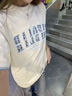 津炳勝短袖女夏季新款純棉寬松t恤衣服高顏值半袖顯瘦遮肚刺繡棉制上衣 【純棉】淺杏色【吸濕透氣】 M 【建議80-110斤】 曬單實(shí)拍圖