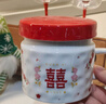 摩登主婦紅色帶蓋馬克杯水杯子結(jié)婚禮物訂婚禮物陶瓷水杯家用高顏值伴手禮 曬單實拍圖