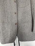 吉家冬季磨毛厚款男士羊毛西裝休閑毛料便西服寬松外套 藍(lán)灰色 厚款 170/92A 曬單實拍圖