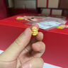 周大生腕美黃金轉(zhuǎn)運珠足金小惡魔愛神硬金熒光琺瑯手鏈生日禮物送女友 1.15g-小愛神轉(zhuǎn)運珠【不配繩,介意慎拍】 贈品牌常規(guī)禮盒包裝 曬單實拍圖