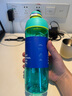Blender Bottle運(yùn)動健身水杯塑料杯子 時尚旋鈕杯 大容量便攜男女涼水壺隨手杯 綠色 約740ml 曬單實(shí)拍圖
