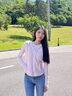 艾萊依（ERAL）防曬服2025夏季新款戶(hù)外運動(dòng)外套防紫外線(xiàn)修身涼感透氣原紗防曬衣 冰桃粉 S 155 曬單實(shí)拍圖