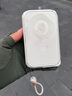 SUIDDY【3C認(rèn)證丨四合一】充電寶自帶線帶插頭器20000毫安大容量Magsafe快充移動電源適用蘋果華為小米 2萬毫安時【自帶線+磁吸+AC插頭】珊瑚橙 曬單實拍圖