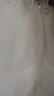 女童白色公主裙蓬蓬紗仙氣花童婚禮走秀禮服兒童鋼琴主持人演出服 白色前短后長(cháng) 130cm 身高120-130 體重45-55斤 曬單實(shí)拍圖
