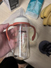 日康（rikang）奶瓶PPSU寬口兩用吸管奶瓶1-6歲大容量直飲杯 360ML N1070-1 紅色 曬單實(shí)拍圖