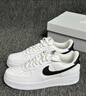 耐克空軍一號男子輕便運動(dòng)鞋春季膠底NIKE AIR FORCE 1 CT2302 100白色/黑 42 曬單實(shí)拍圖