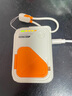 SUIDDY【3C認(rèn)證丨四合一】充電寶自帶線帶插頭器20000毫安大容量Magsafe快充移動電源適用蘋果華為小米 【自帶線+磁吸+AC插頭】珊瑚橙 曬單實拍圖