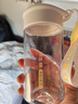 物生物（RELEA）水杯女士塑料杯tritan隨手杯高顏值夏季耐高溫學(xué)生上學(xué)便攜杯子 冰心白350ml 曬單實拍圖