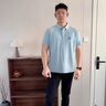 JEEP SPIRIT吉普短袖polo衫男款夏季涼感速干翻領(lǐng)青年高端商務(wù)男士冰絲t恤 曬單實(shí)拍圖