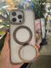 艾勒絲汀【360°旋轉(zhuǎn)丨磁吸支架殼】iPhone16ProMax手機殼蘋果15pro/14/13保護套plus全包防摔超薄全包男女 沙漠金【360°旋轉(zhuǎn)丨磁吸支點殼】 iphone16ProMax 曬單實拍圖