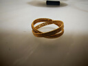 周大福 環(huán)環(huán)相扣黃金戒指(工費320)11號 約2.95g F234435七夕禮物 曬單實拍圖