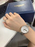 浪Longines手表琴女真鉆名牌全自動機械表十大品牌防水鏤空情侶表 L789間金白面女 送表帶+手鏈 曬單實拍圖