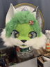 獸頭材料包獸裝頭骨輕盈版日系獸裝頭骨平價獸裝頭骨卡通動漫周邊 頭骨pp材質(zhì)(頭高26cm 不需要眼片 曬單實拍圖