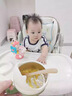 AILUKI日本兒童吃飯保溫碗寶寶專用防摔嬰幼兒316輔食碗吸盤餐具自主進 里瑟橙【316+吸盤】 曬單實拍圖