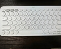 羅技（Logitech）時(shí)尚系列 K380 鍵盤 藍(lán)牙辦公鍵盤 無線鍵盤 女友 便攜超薄鍵盤 筆記本鍵盤 芍藥白 曬單實(shí)拍圖