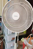 美的（Midea）【幸運草安睡風扇1S】一級能效直流變頻聲控電風扇家用遙控臥室靜音落地扇臺式桌面抗菌大風力電扇 曬單實拍圖