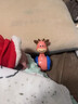 OSKV滑行小鹿不倒翁兒童益智早教玩具嬰兒安撫哄娃卡通可愛(ài)小鹿玩具 滑行不倒翁【粉色小鹿】 曬單實(shí)拍圖