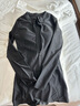 小野七天泳衣女2025新款夏高級感女款保守長(cháng)袖平角褲連體衣顯瘦游泳沖浪 黑色 M 曬單實(shí)拍圖