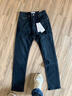 Calvin KleinJeans四季款女ck經(jīng)典美式潮流復古微彈高腰寬松版牛仔褲J225380 1BJ-牛仔藍 28 曬單實(shí)拍圖