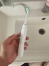 飛利浦（PHILIPS）【肖戰(zhàn)推薦】電動(dòng)牙刷鉆石3系 生日七夕禮物 成人情侶款送男生/女友 微泡水流 HX5181/01皓月白 曬單實(shí)拍圖