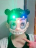 夢(mèng)泡哪吒面具發(fā)光頭飾兒童乾坤圈火尖槍cos表演面罩幼兒園活動(dòng)小道具 發(fā)光哪咤面具【可三色調(diào)節(jié)】 曬單實(shí)拍圖