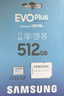 三星（SAMSUNG）512GB TF(MicroSD)存儲卡 EVO白卡 U3A2V30 手機平板游戲機內存卡 支持4K視頻 讀160MB/s寫120MB/s 曬單實拍圖