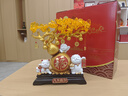 慧選禮（HUI XUAN LI）招財貓發(fā)財樹擺件辦公室客廳前臺裝飾送朋友店鋪公司喬遷開業(yè)禮物 曬單實拍圖