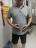 金利來(lái)（GOLDLION）t恤男短袖2025新款夏季薄款冰絲透氣寬松半袖男高端商務(wù)休閑體恤 灰綠 XL 180/96A 145-160斤 曬單實(shí)拍圖