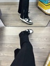 Shelley Jones黑色側(cè)拉鏈柳葉彎刀牛仔褲男夏秋季美式高街vibe直筒修身微喇叭褲 黑色 【側(cè)拉鏈設計】 XL [推薦120-140斤] 曬單實拍圖