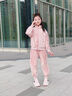 G.DUCKKIDS童裝女童套裝春秋新款兒童衣服小童春裝卡通女寶寶衛(wèi)衣兩件套洋氣 粉色C02- 100 適合身高90-100cm年齡3-4歲左 曬單實(shí)拍圖