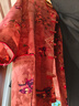 奉孝奶奶夏裝套裝女中老年人春裝大碼中袖襯衫老人太太衣服休閑媽媽裝 紅色套裝 2XL (建議95-110斤) 曬單實拍圖