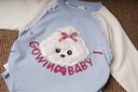 可英 GOWINBABY原創(chuàng)女童長袖t恤甜美時尚2025秋季女孩休閑寬松t恤衫女寶秋裝上衣 曬單實拍圖