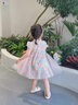 G.DUCKKIDS小黃鴨童裝女童裙子夏季兒童連衣裙女孩子中國風(fēng)漢服裙旗袍A字裙 粉色 130 尺碼7~8歲【120-130cm】cm 曬單實(shí)拍圖