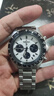 精工精工手表男SEIKO精工PROSPEX熊貓款太陽能三眼鋼帶男表SSC813P1 SSC813P1贈送皮帶 V192機芯 39mm 曬單實拍圖